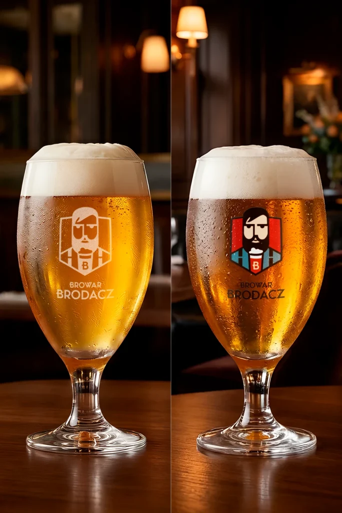 Znakowanie szkła z logo: grawer czy nadruk – co wybrać?